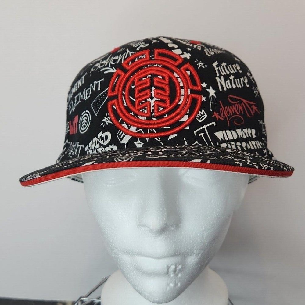 Element Red Black White Cap OS